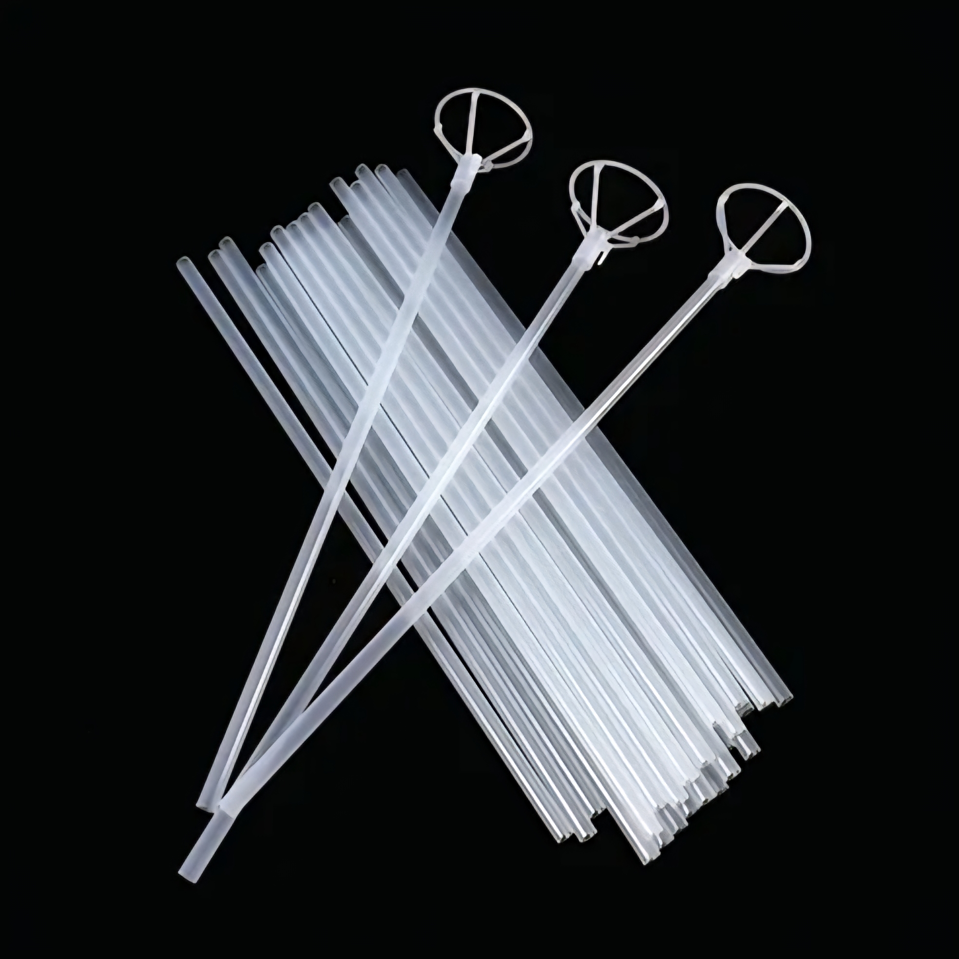 نی بادکنک فویلی بسته ۵۰ عددی