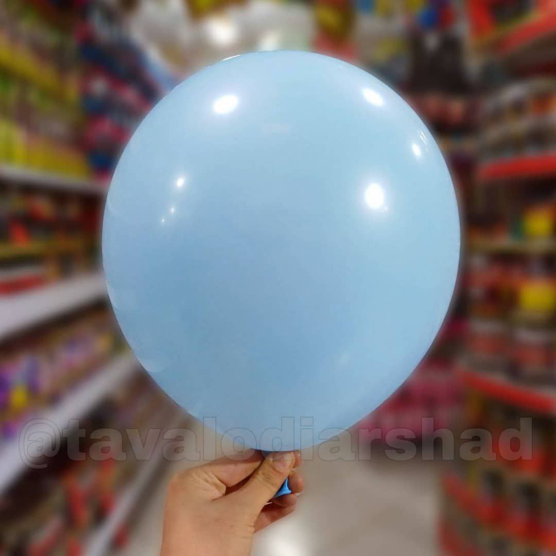 بادکنک لاتکس 12اینچ 280 گرم کاتوآبی کم رنگ