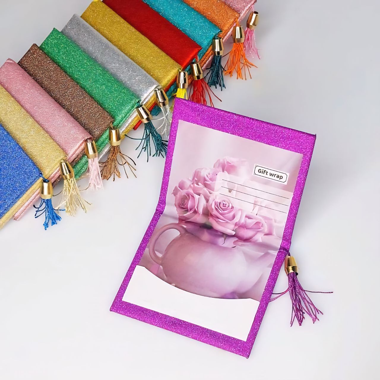 پاکت سکه اکلیلی منگوله دار ( بسته ۱۲ عددی )