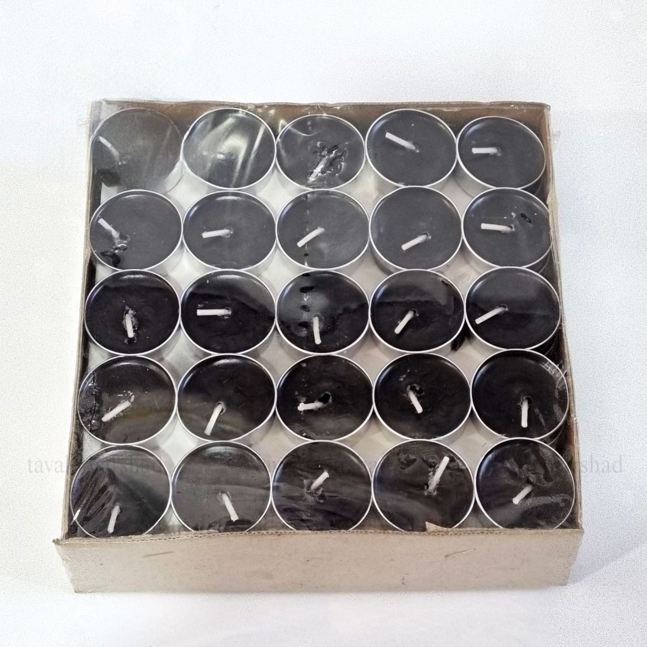 شمع وارمر مشکی (بسته ۱۰۰ عددی )