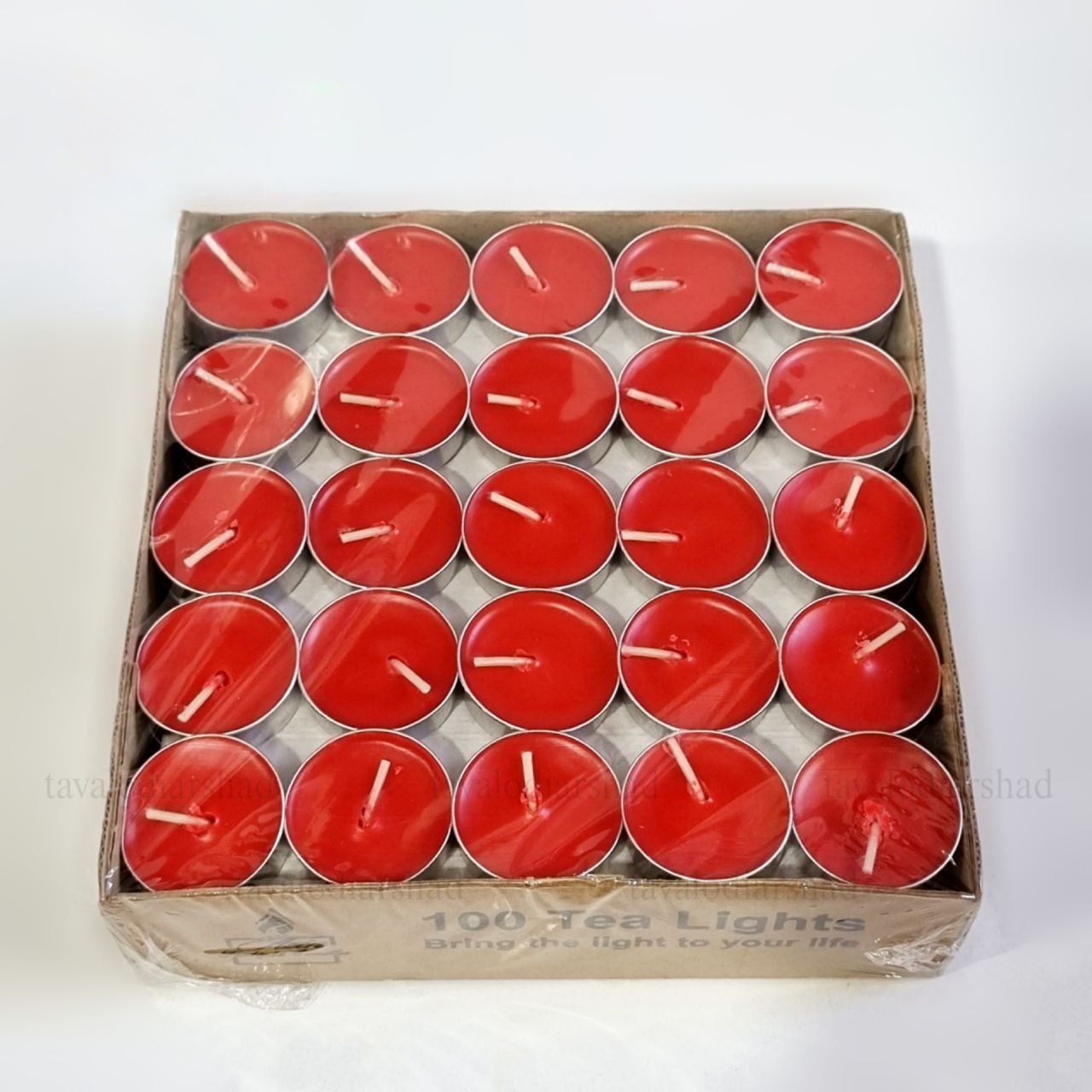 شمع وارمر قرمز ( بسته ۱۰۰ عددی )