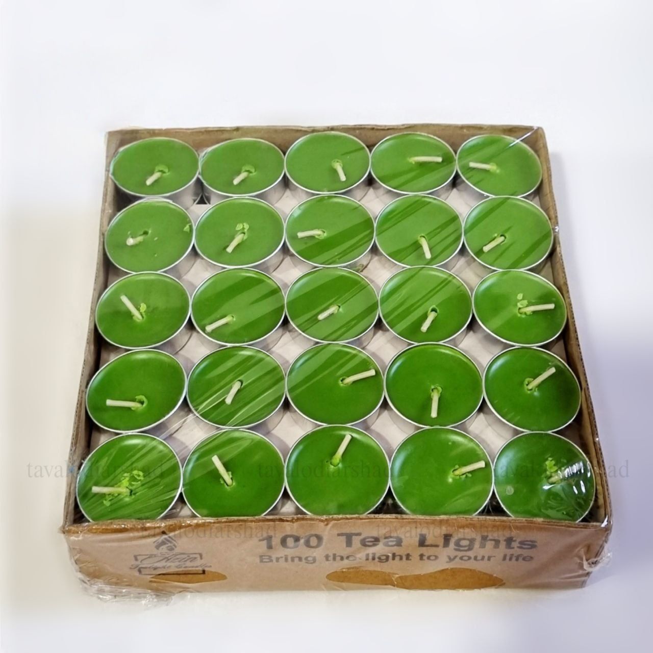 شمع وارمر سبز ( بسته ۱۰۰ عددی )