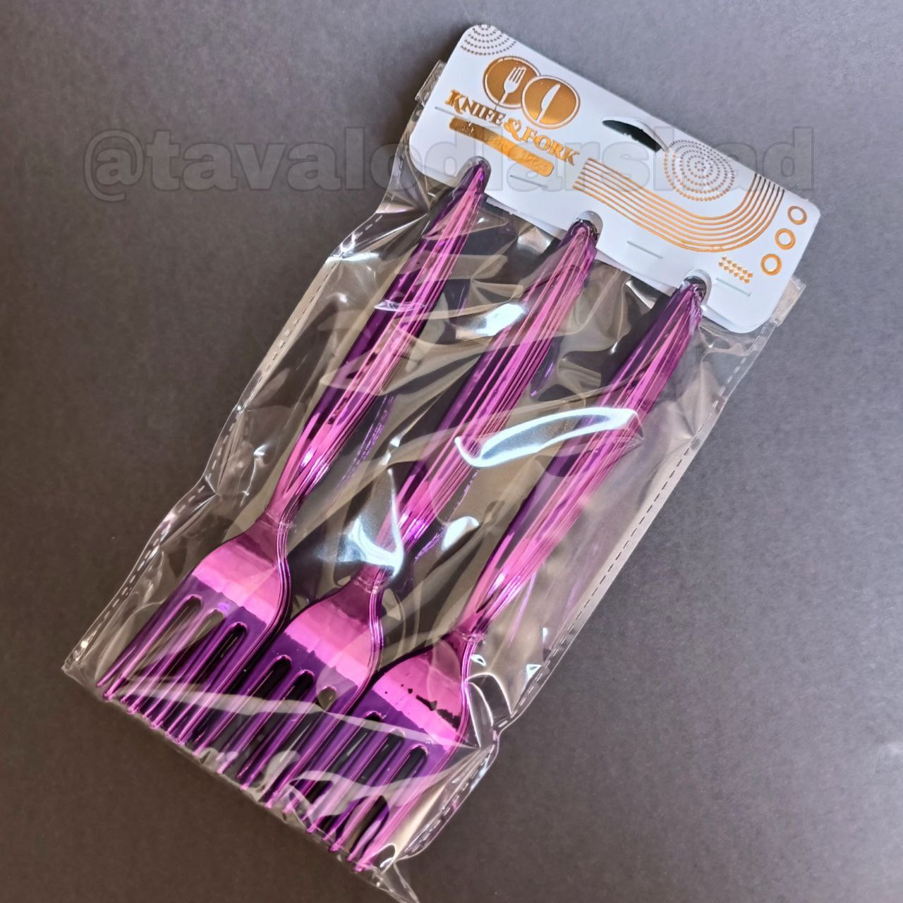 چنگال متالایز بنفش