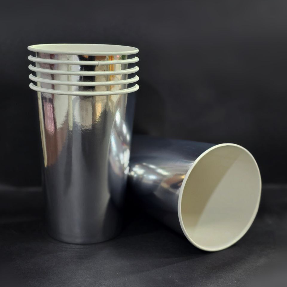 لیوان پاپکرن متالایز ۱۳۵۰ سی سی نقره ای