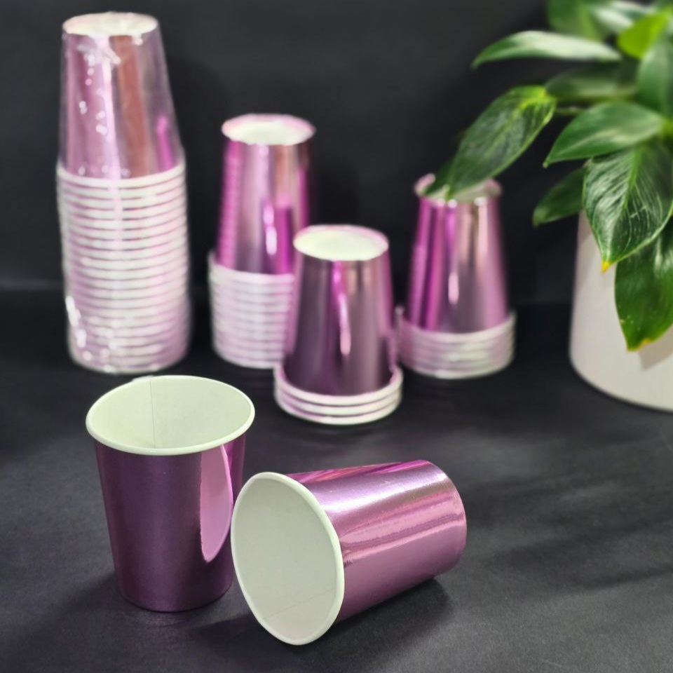 لیوان متالایز صورتی