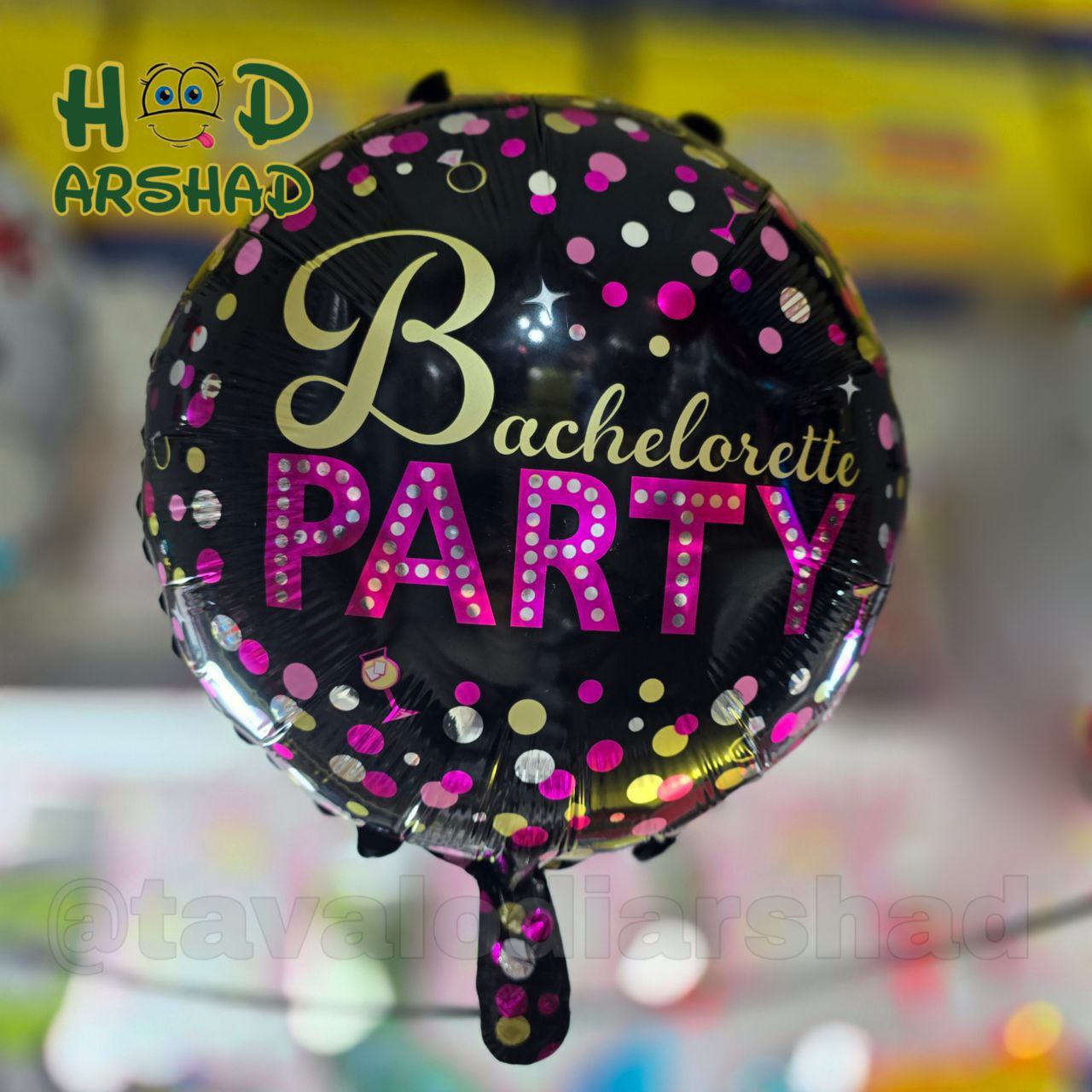 بادکنک فویلی گرد فله party